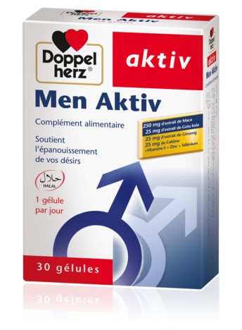 Doppel herz aktiv - Men Aktiv - 30 capsules