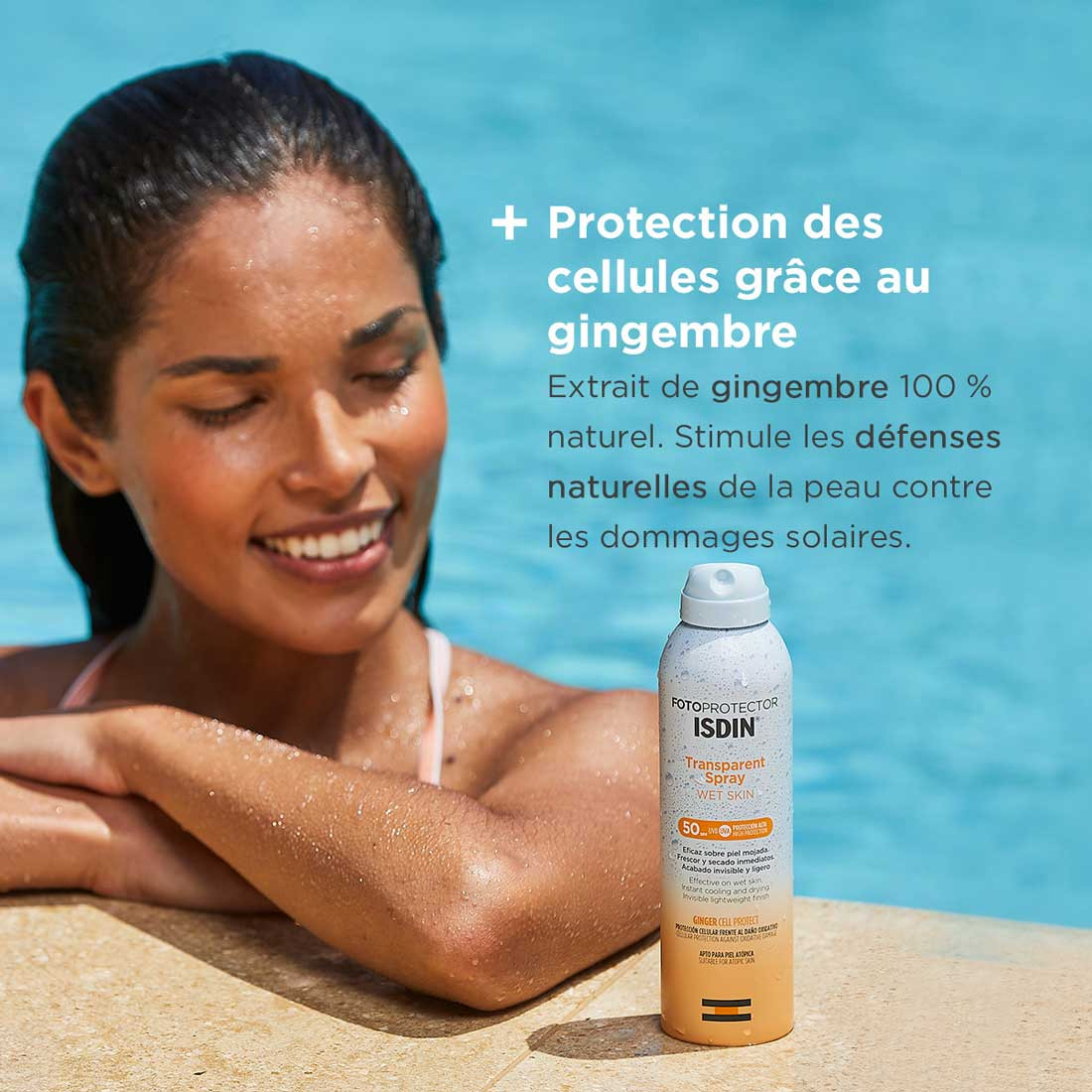 Isdin Fotoprotector - Spray solaire transparent - adultes - spf50+ - 250ml