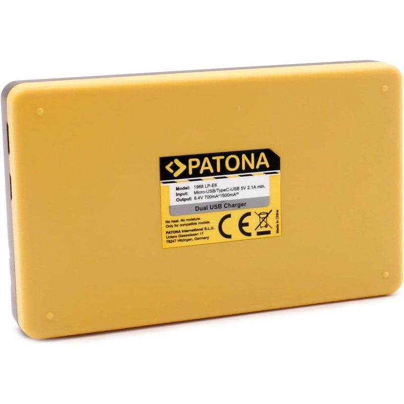 Chargeur De Batterie Double Pour Appareils Photos