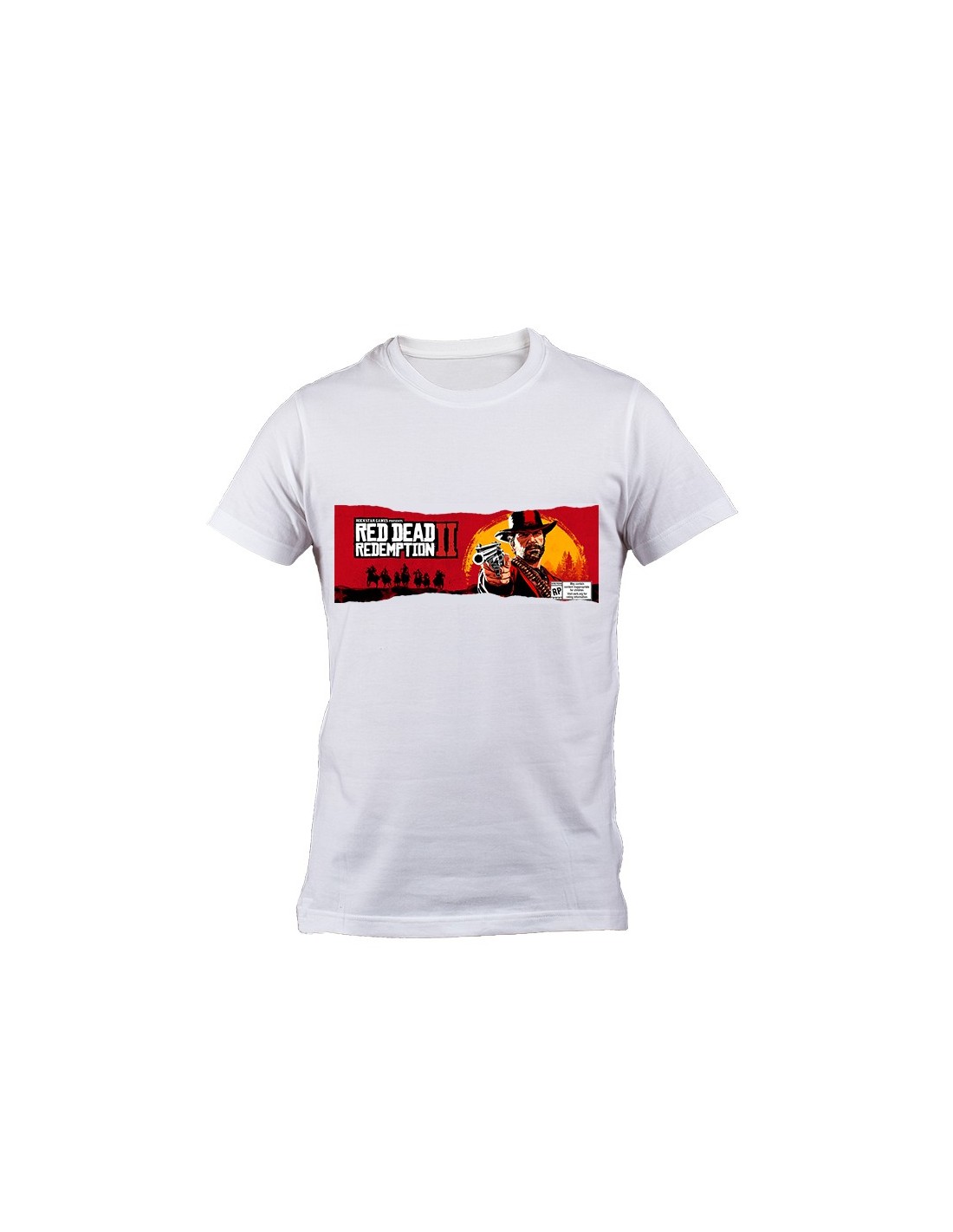 T-Shirt Red Dead Redemption Blanc