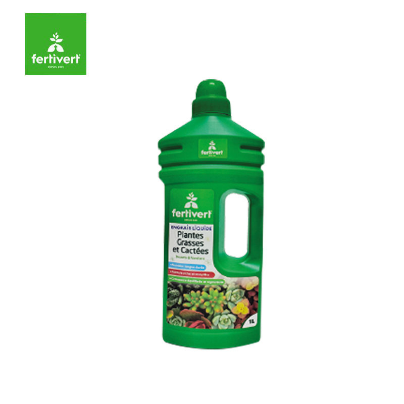 ENGRAIS LIQUIDE PLANTES GRASSES ET CACTEES 1L FERTIVERT