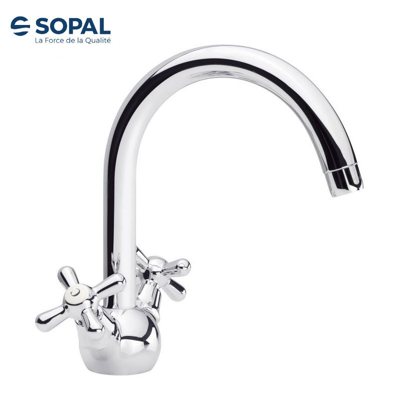 MELANGEUR LAVABO BEC ROND TABARKA SOPAL