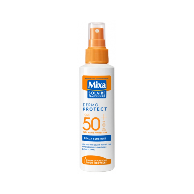 MIXA – Spray Soin Solaire Très Haute Protection SPF 50+ 150Ml