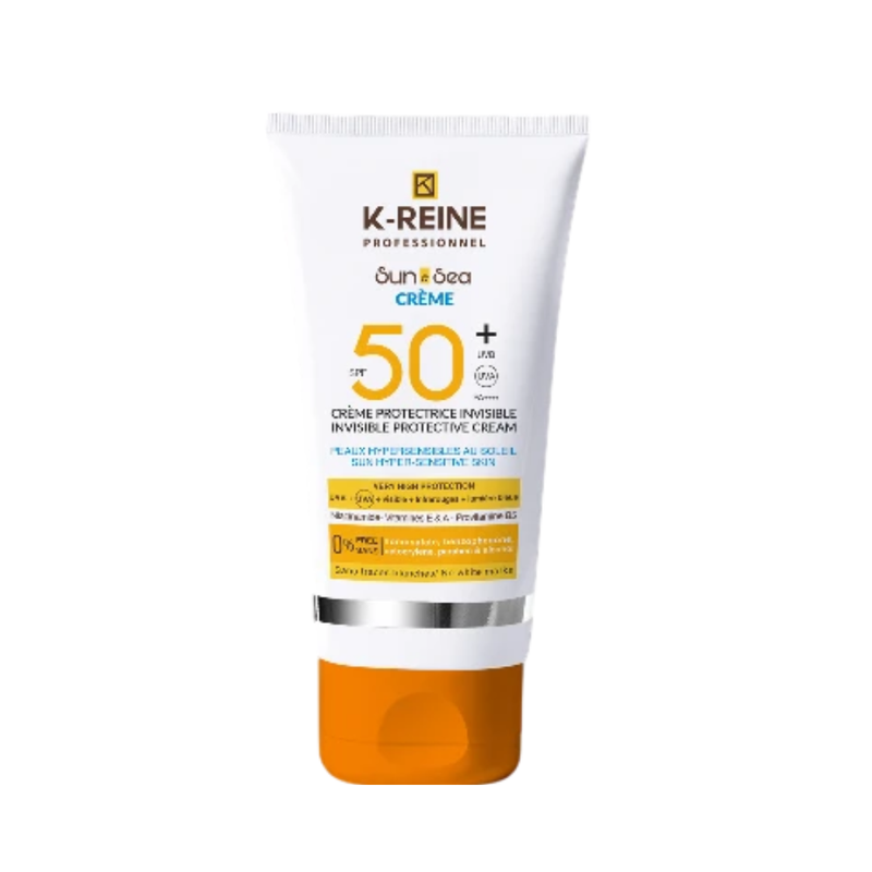 K-Reine – Crème Protectrice Invisible Solaire Visage Spf50+ 50 Ml