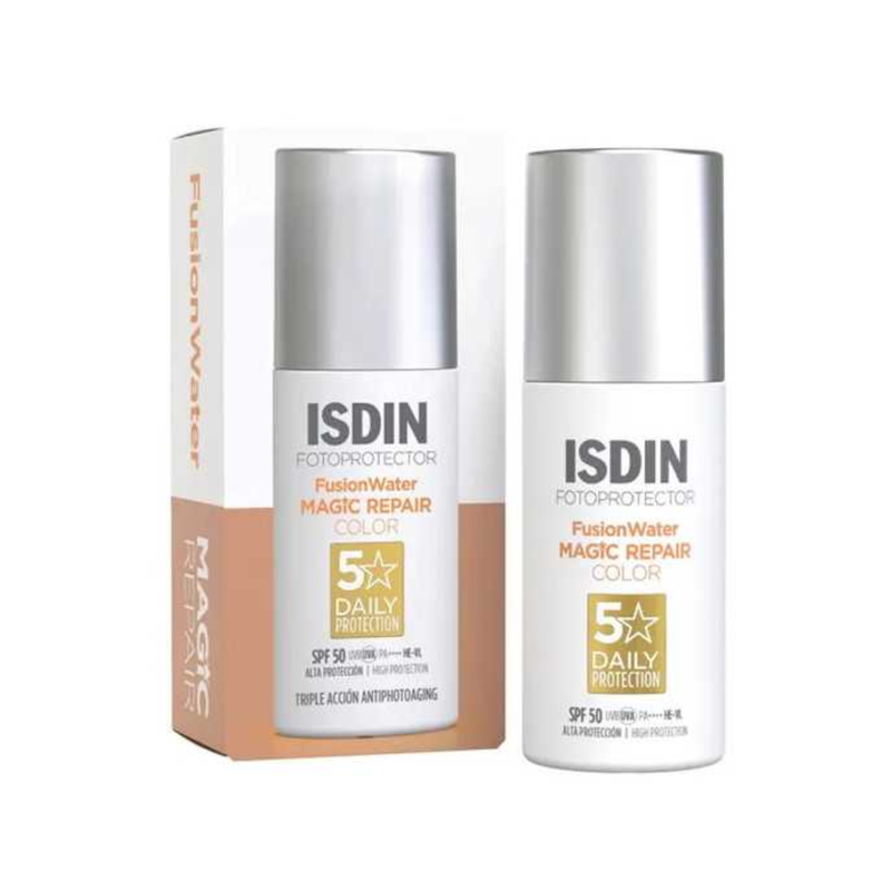 Isdin – Ecran Fusion Water Magic Repair Spf 50+ Teinte 50Ml