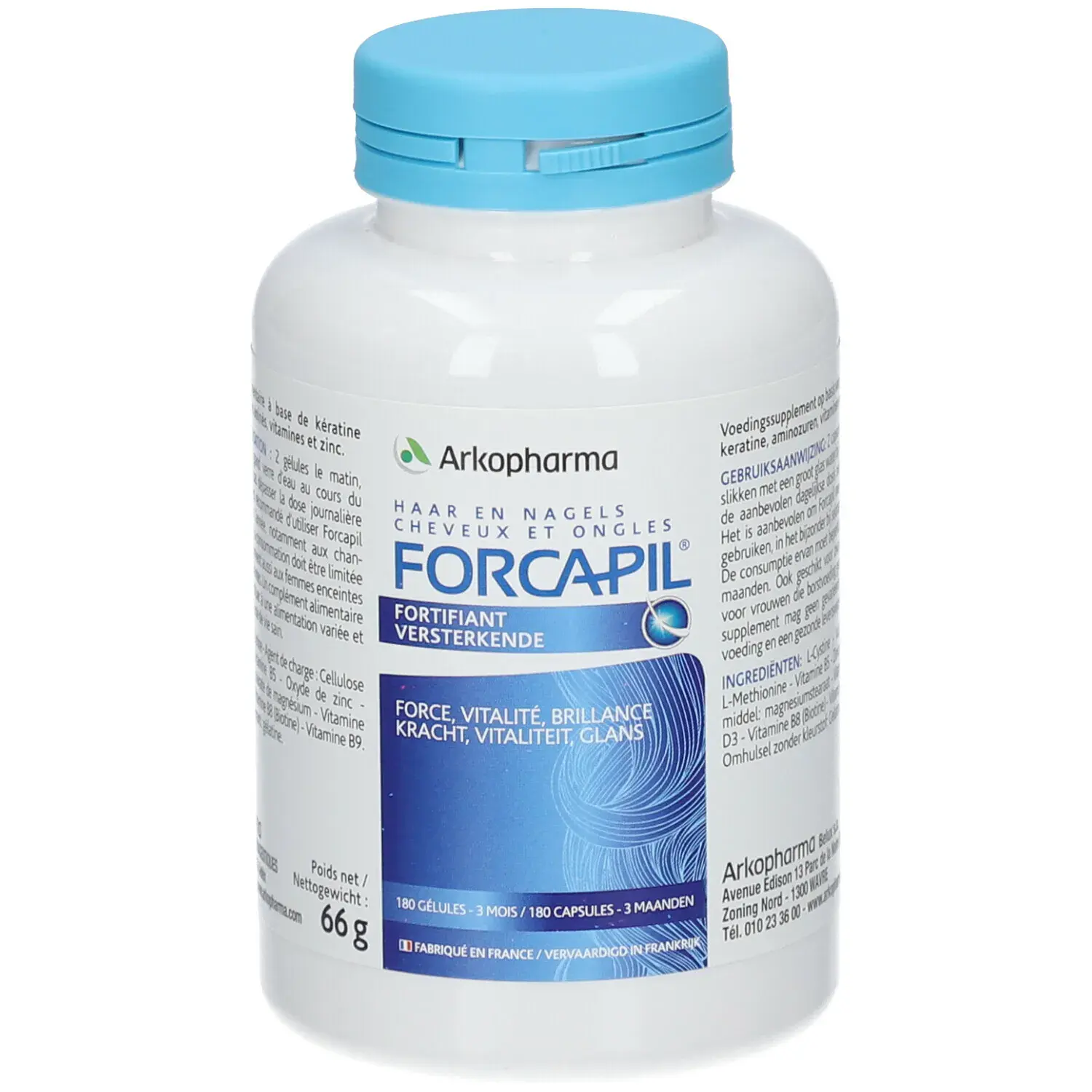 FORCAPIL Cheveux et Ongles 180 Gélules