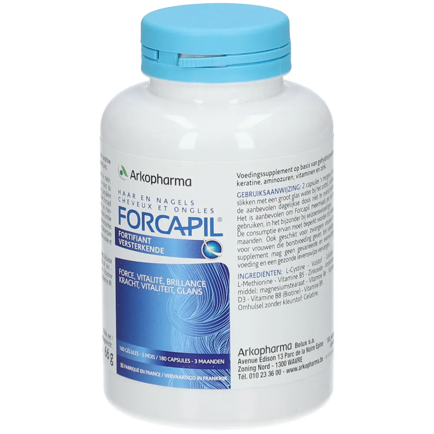 FORCAPIL Cheveux et Ongles 180 Gélules