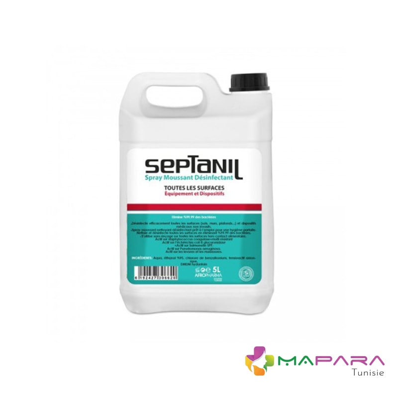 SEPTANIL Désinfectant Moussant Légèrement Parfumé 5L