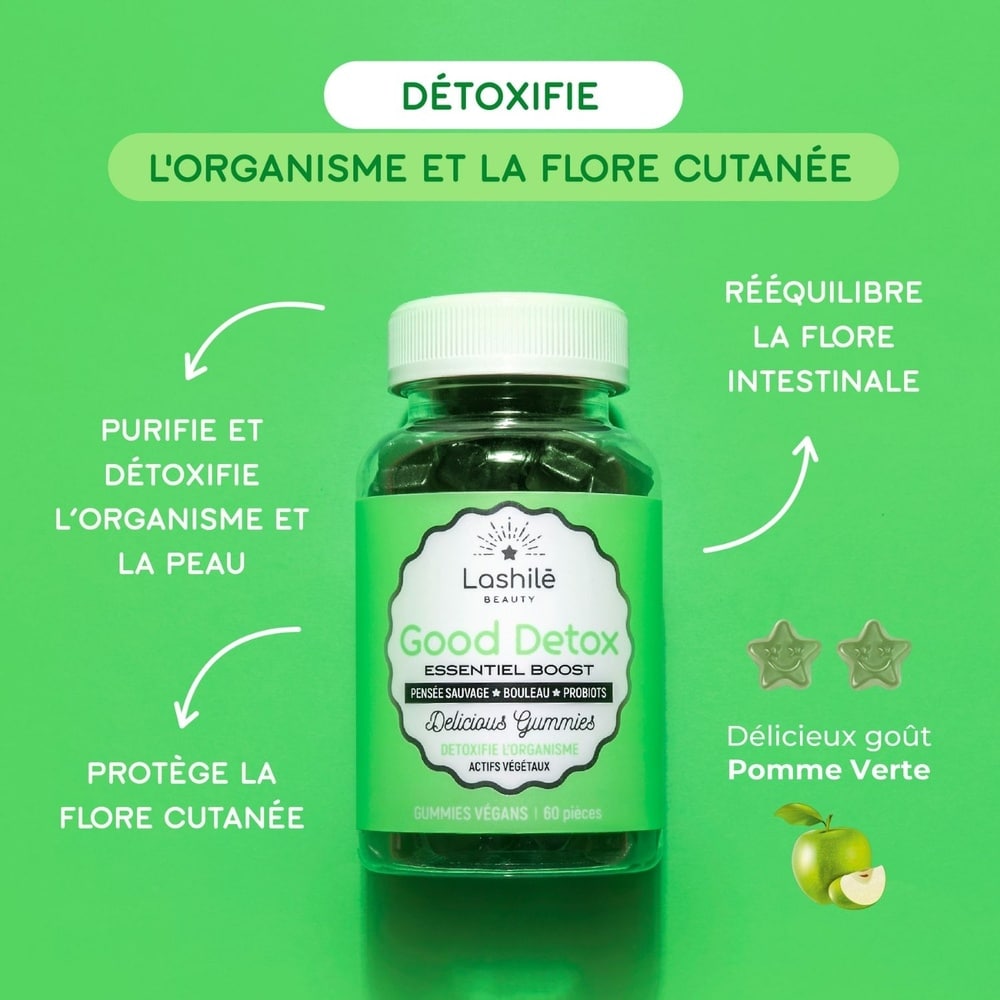 Lashilé Beauty Good Detox Détoxification de l’organisme – 1 mois