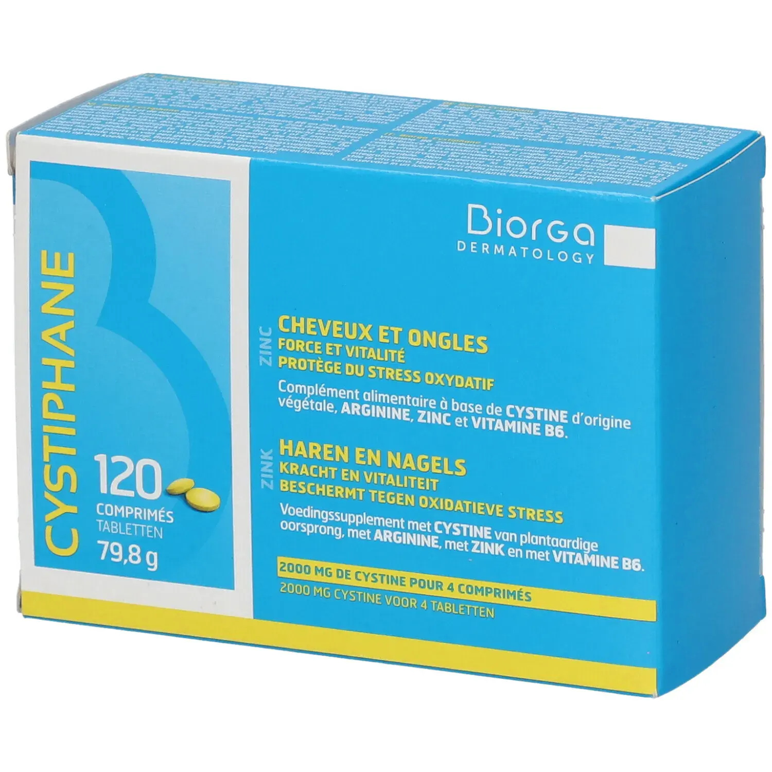 Cystiphane Cheveux et Ongles 120 comprimés