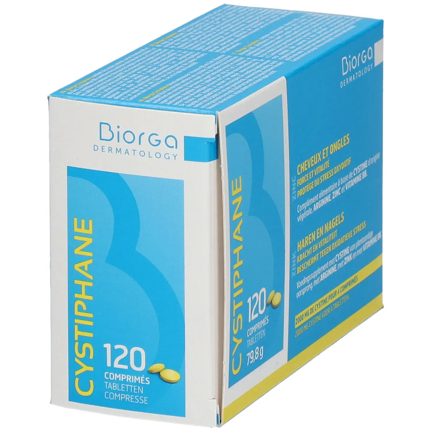 Cystiphane Cheveux et Ongles 120 comprimés