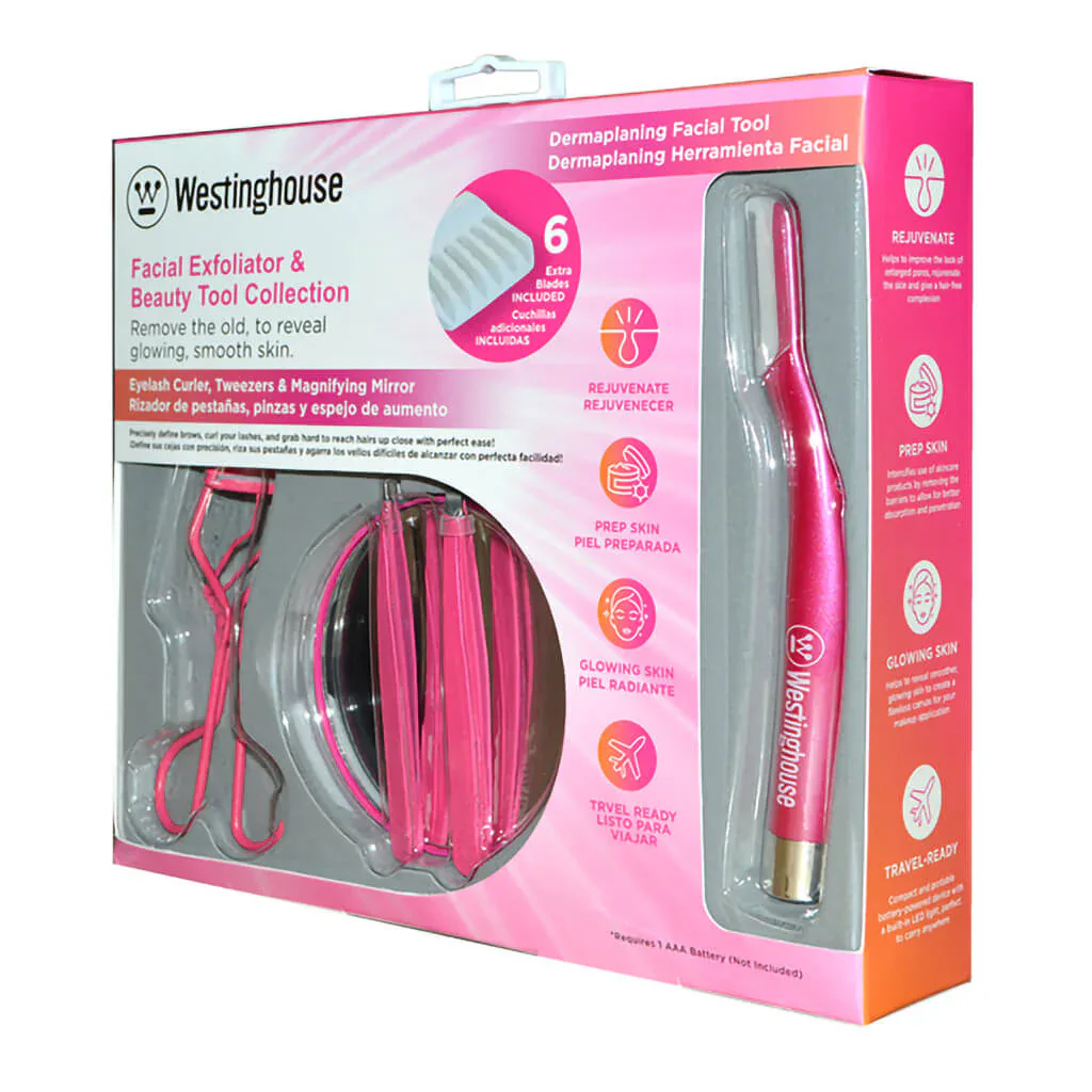 WESTINGHOUSE WH1173 Ensemble de Beauté du Visage et de Dermaplaning