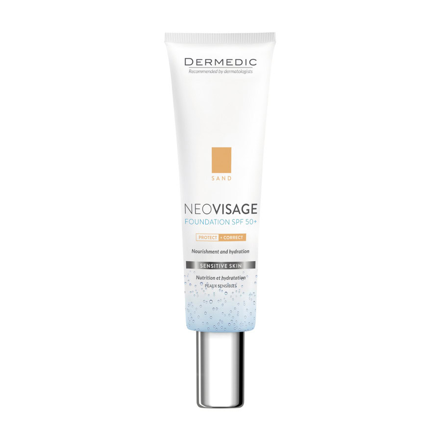 Dermedic Neo Visage Fond de Teint SPF50 + Sand 30ml | Kolchy.tn