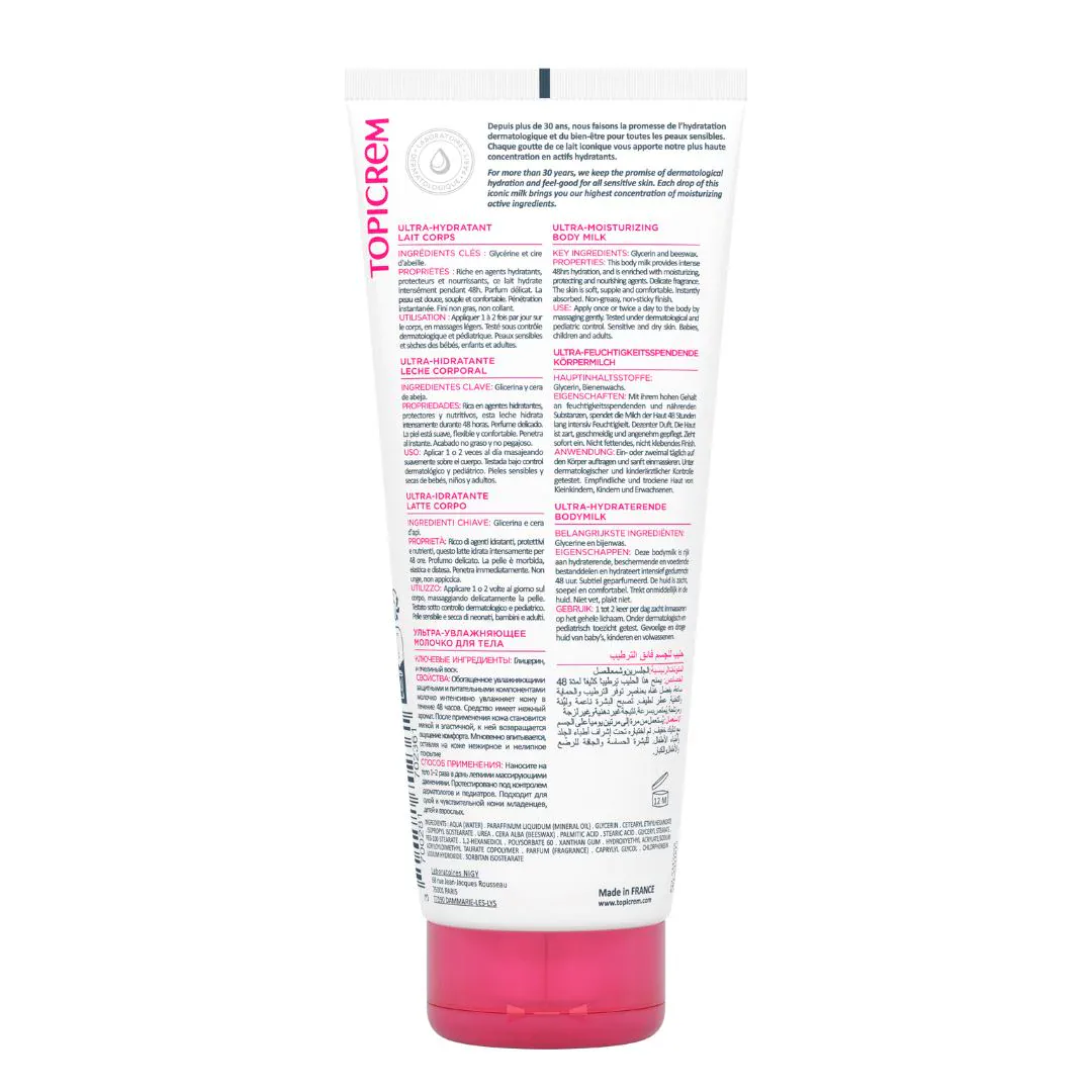 Topicrem Ultra-Hydratant Lait Corps 200ml