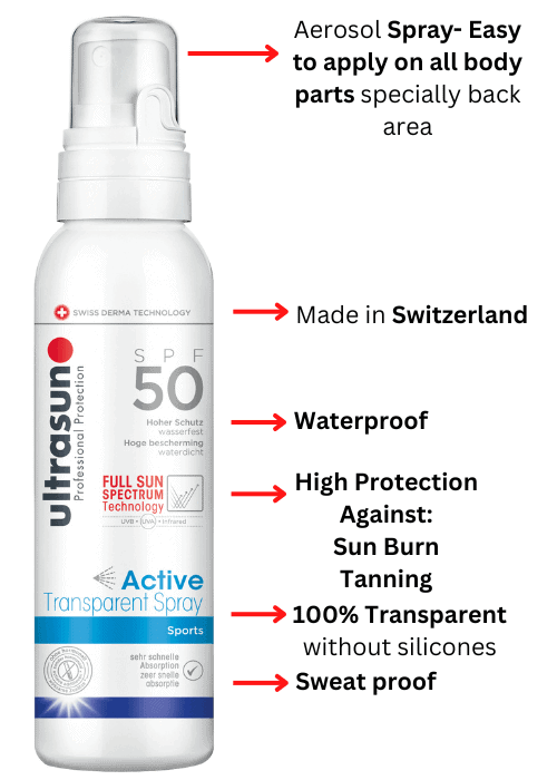 ULTRASUN Sports Spray SPF 50 150ml