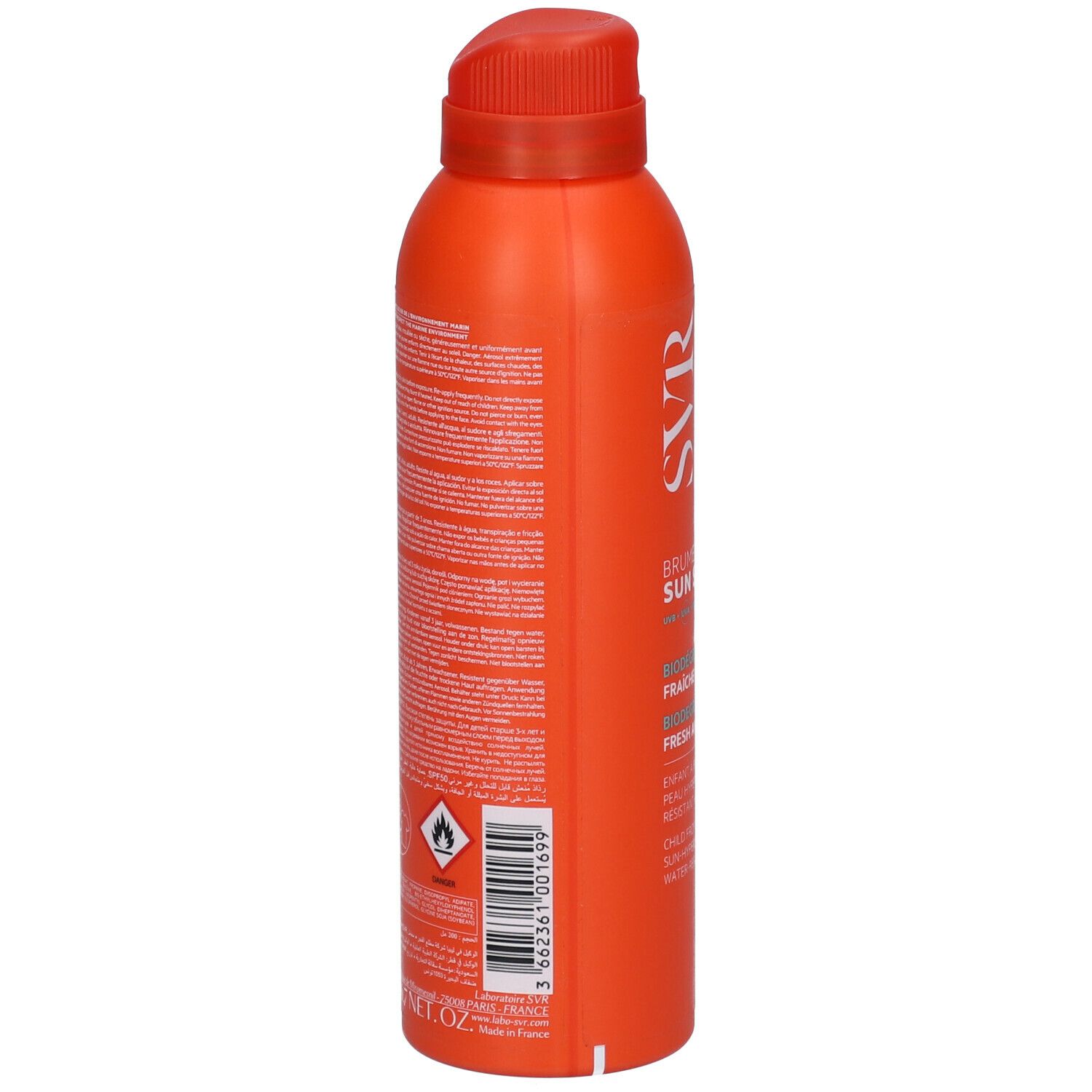 SVR Sun Secure Brume SPF50+ 200ml