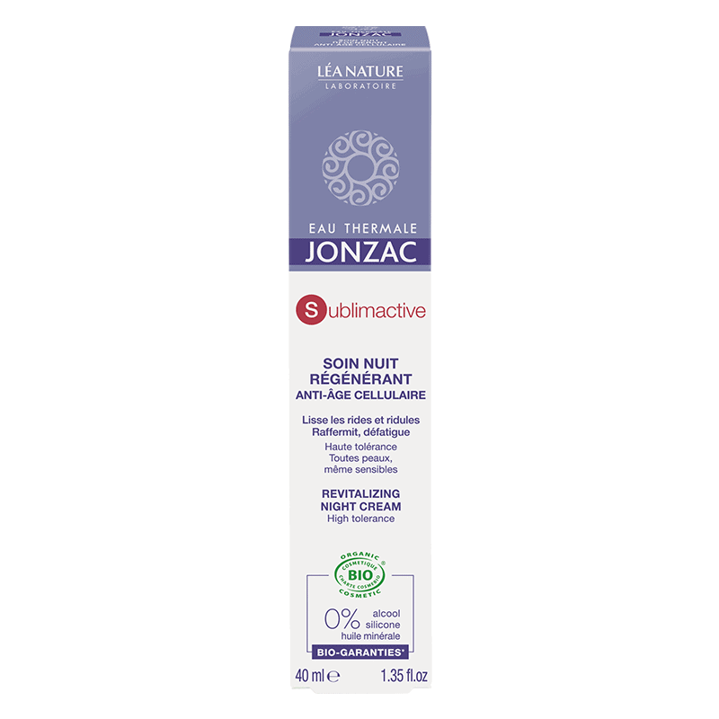 Jonzac Sublimactive Soin Nuit Régénérant Anti-age Cellulaire 40ml