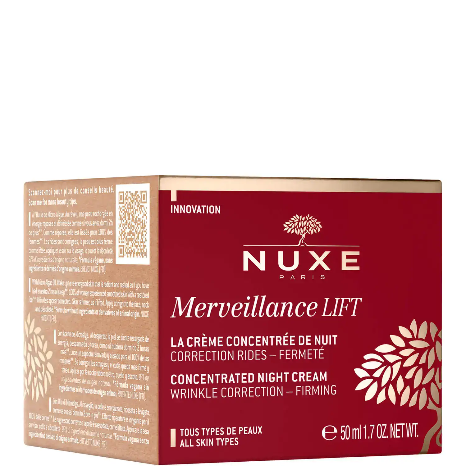NUXE Merveillance Lift Crème Concentrée de Nuit 50ml