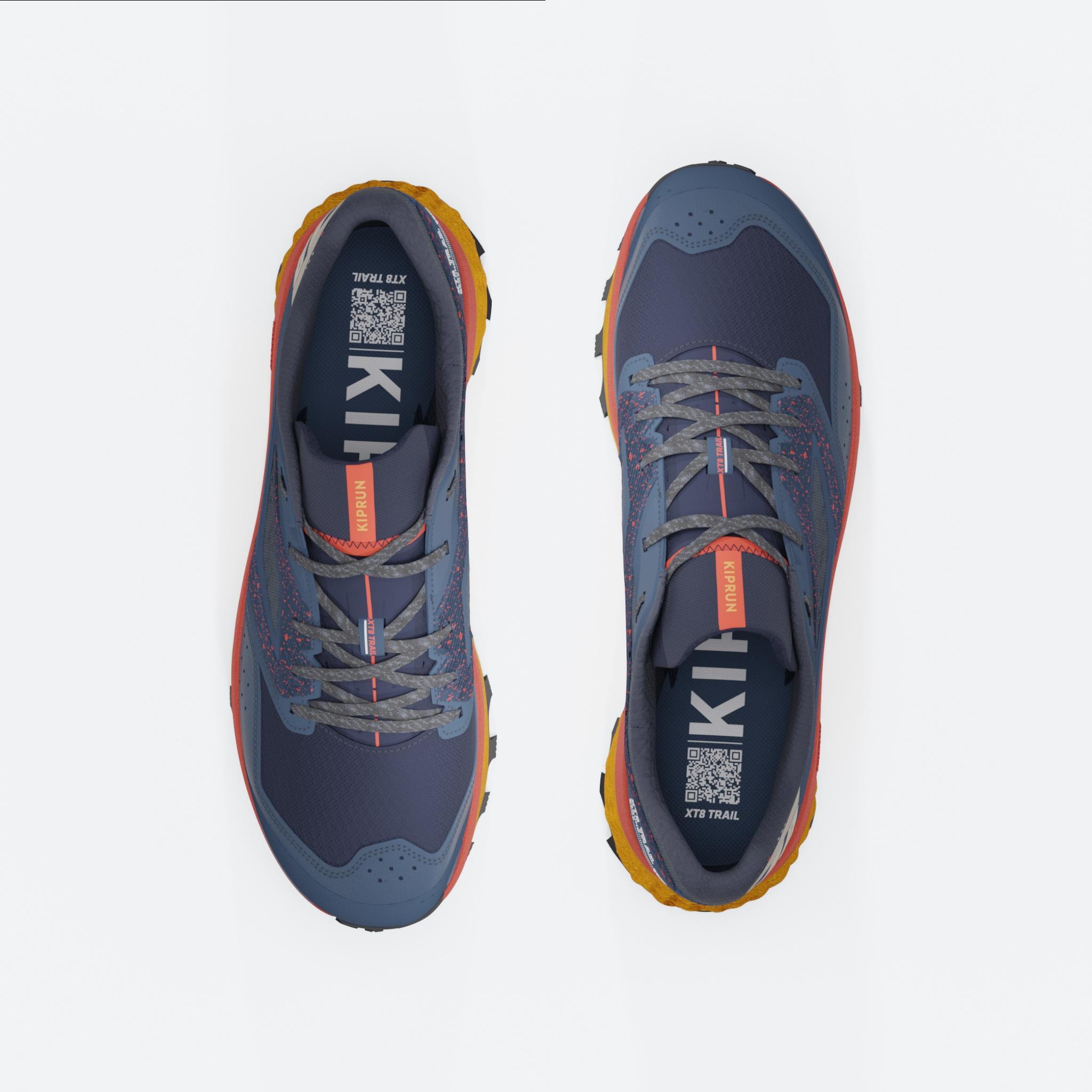 Chaussures de Trail Running pour homme, Kiprun XT8 Bleu